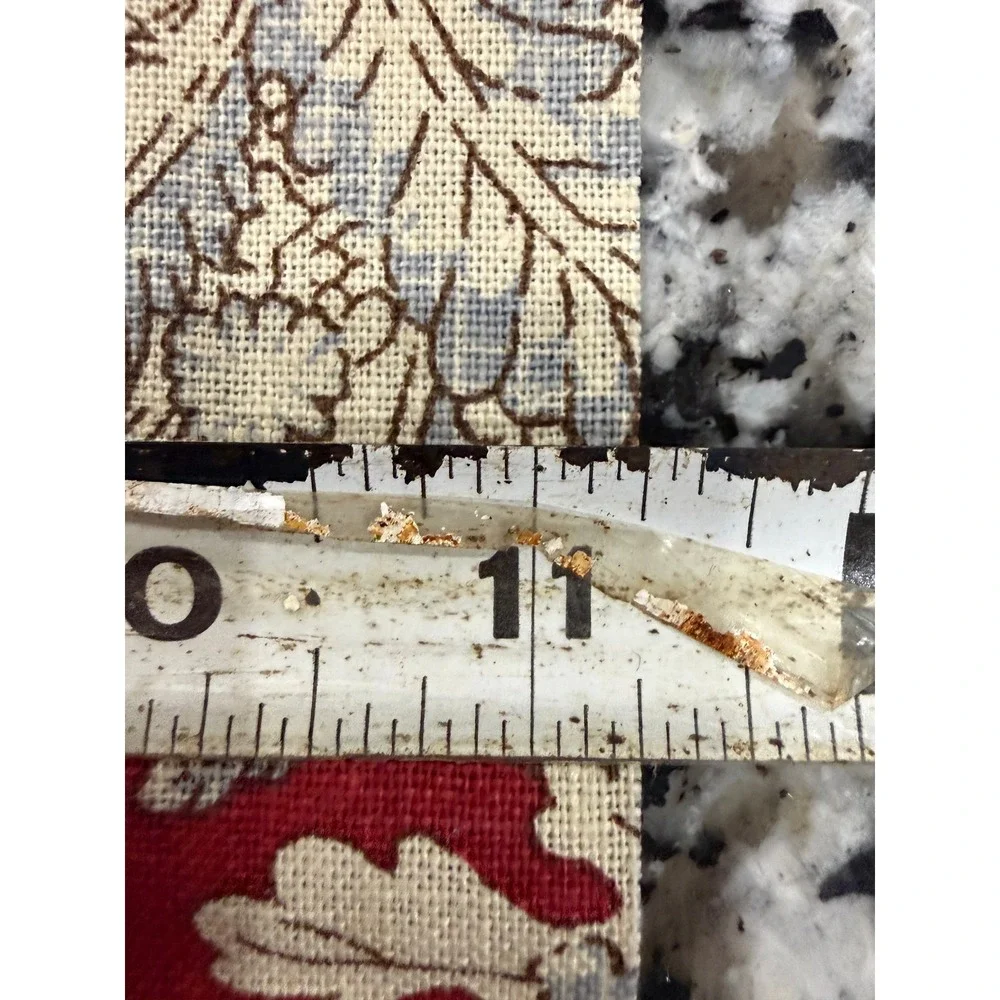Pottery Barn Red Floral Palampore Cotton Fabric Remnant Lot Cottagecore 5 pieces